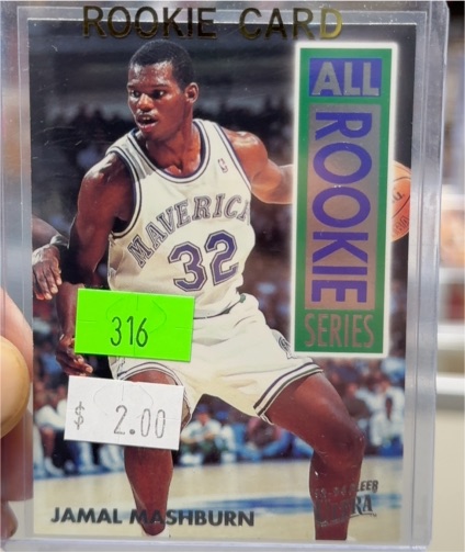 1993-94 Fleer Ultra All Rookie Series #9 Jamal Mashburn — front