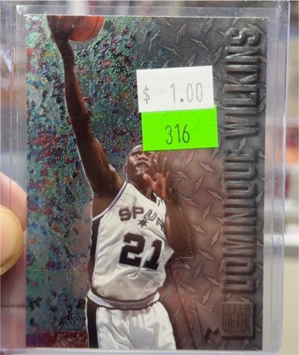 1996-97 Fleer Metal #212 Dominique Wilkins — front