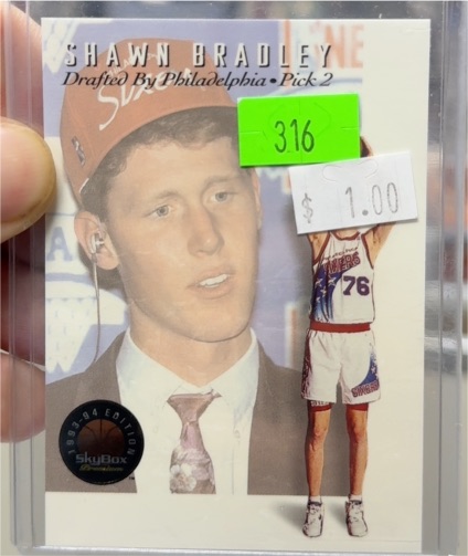 1993-94 SkyBox Premium Draft Picks #DP2 Shawn Bradley — front
