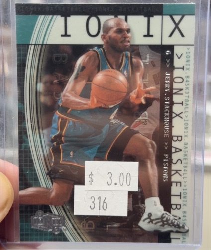 1999 Upper Deck Ionix Basketball #B45 Jerry Stackhouse — front
