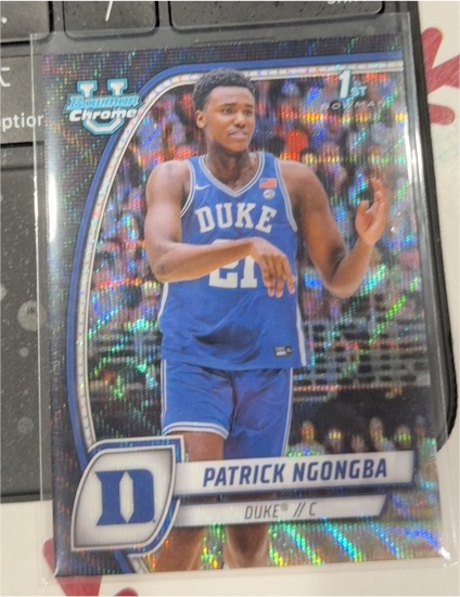 2024-25 Bowman Chrome University #58 Patrick Ngongba — front