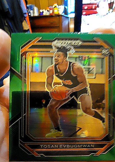 2023-24 Panini Prizm Draft Picks #11 Tosan Evbuomwan — front