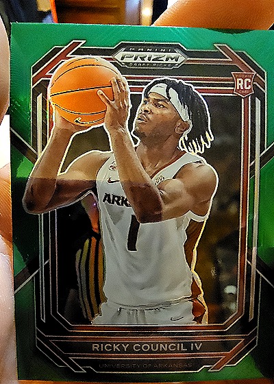 2023 Panini Prizm Draft Picks #1 Ricky Council IV — front
