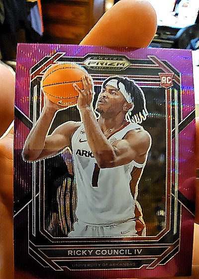 2023 Panini Prizm Draft Picks #1 Ricky Council IV — front