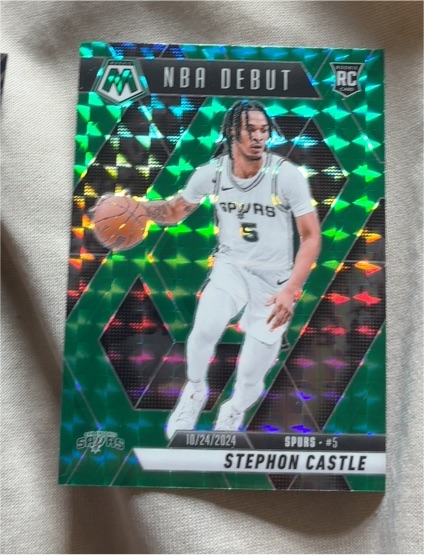 2024-25 Panini Mosaic NBA Debut #267 Stephon Castle — front
