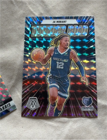 2024-25 Panini Mosaic #10 Ja Morant Thunder Road — front