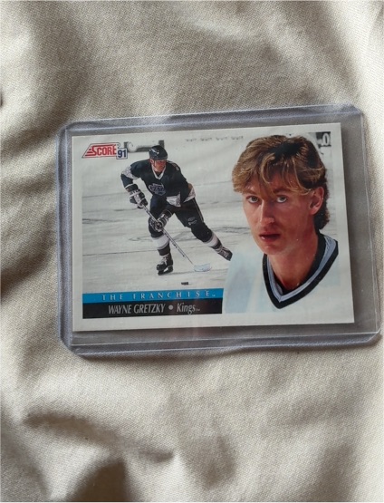 1991-92 Score Canadian #312 Wayne Gretzky - The Franchise — front