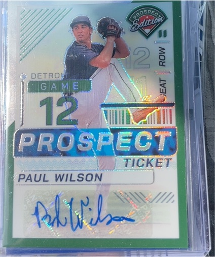 2024 Panini Prospect Edition #169 Paul Wilson — front