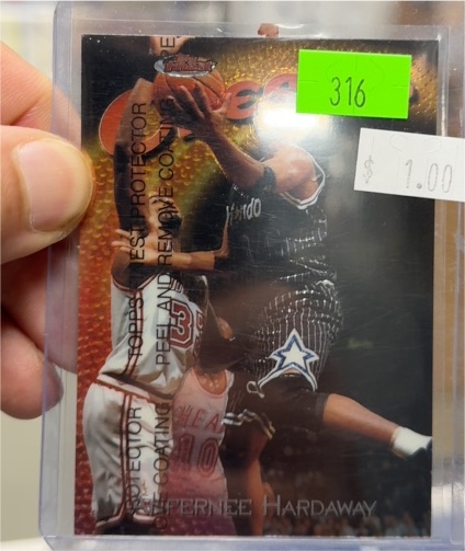 1997-98 Topps Finest #201 Anfernee Hardaway — front