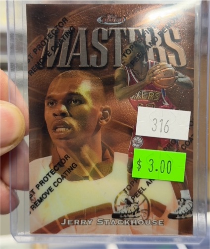 1997-98 Topps Finest #53 Jerry Stackhouse — front