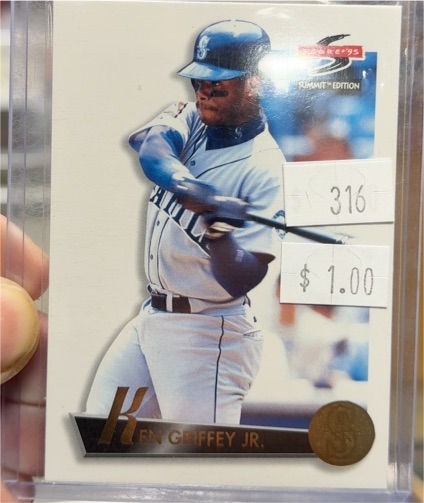 1995 Score Summit #1 Ken Griffey Jr. — front