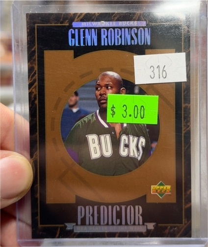 1995-96 Upper Deck #H9 Glenn Robinson Predictor — front