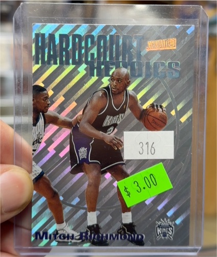 1994 Skybox Hardcore Heroes #316 Mitch Richmond — front