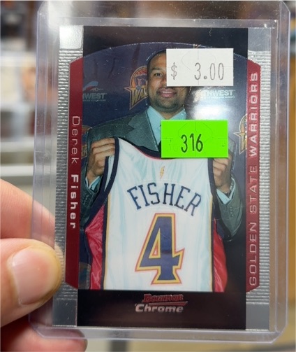 2004 Bowman Chrome #46 Derek Fisher — front