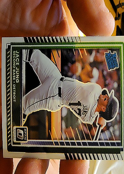 2025 Donruss Optic #Jace Jung Detroit Second Base — front