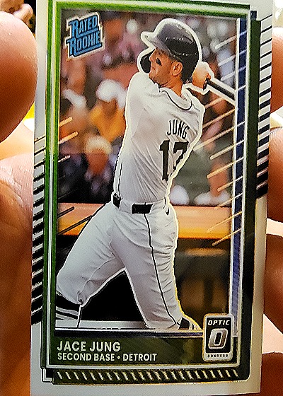 2025 Panini Donruss Optic #17 Jace Jung — front