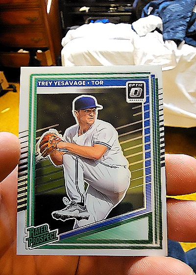 2025 Donruss Optic #163 Trey Yesavage Rated Prospect — front