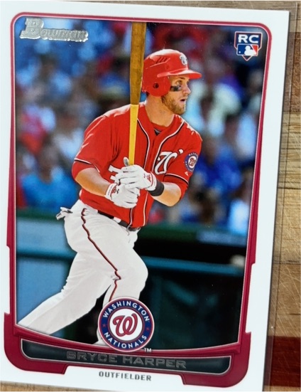 2012 Bowman Draft Picks & Prospects #10 Bryce Harper — front
