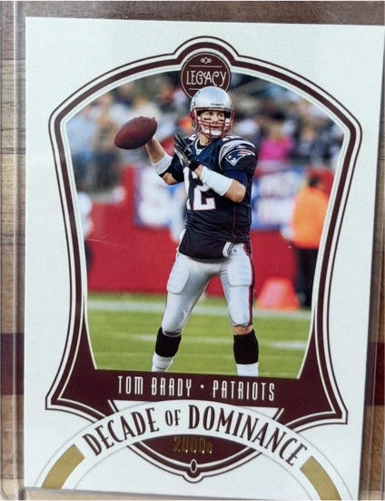 2021 Panini Legacy Decade of Dominance #DD-13 Tom Brady — front