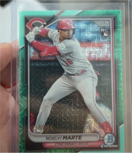 2024 Bowman Chrome #4 Noelvi Marte — front