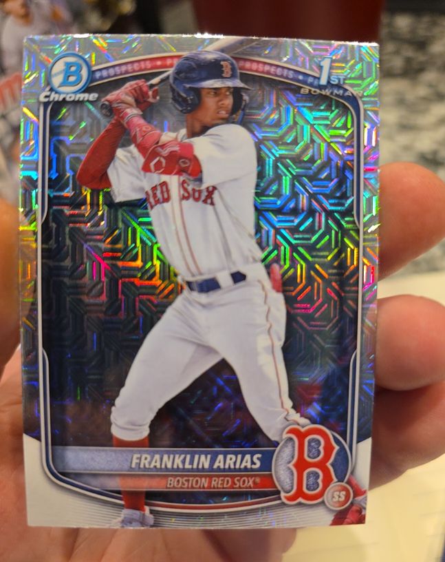 2025 Bowman Chrome #BCP-67 Franklin Arias — front