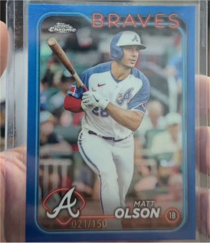 2024 Topps Chrome #350 Matt Olson — front