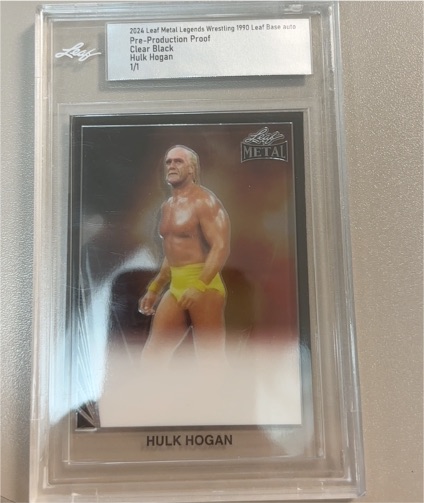 2024 Leaf Metal Legends Wrestling 1990 Leaf Base Hulk Hogan — front