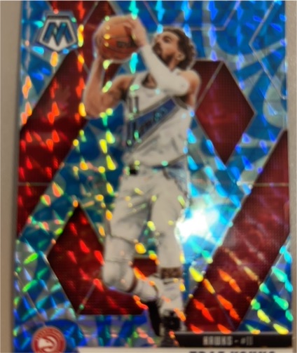 2023-24 Panini Mosaic #6 Trae Young — front
