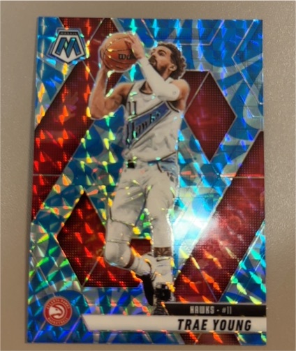 2024-25 Panini Mosaic #110 Trae Young — front