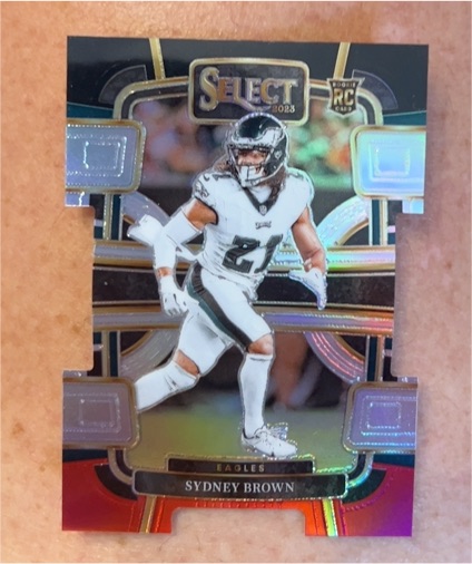 2023 Panini Select Concourse Die-Cut #80 Sydney Brown — front