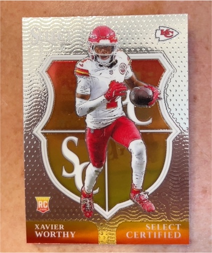 2024 Panini Select #8 Xavier Worthy Select Certified Rookie — front