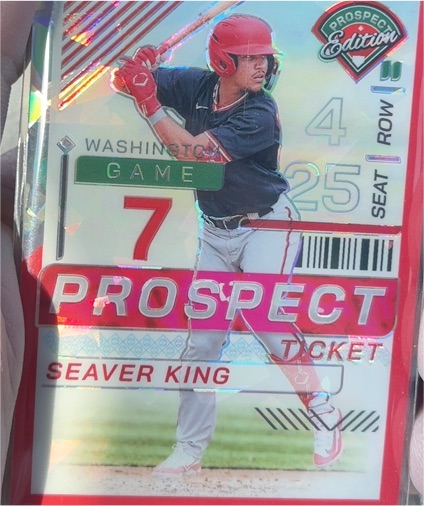 2024 Panini Prospect Edition #7 Seaver King — front