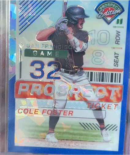 2024 Panini Prospect Edition #32 Cole Foster — front