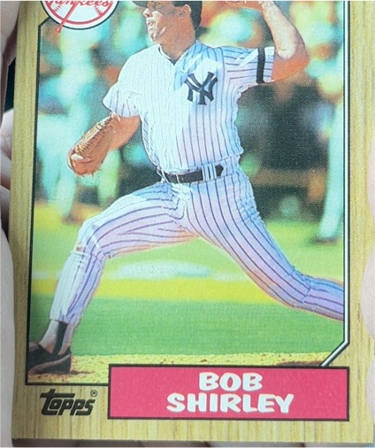 1987 Topps #524 Bob Shirley — front