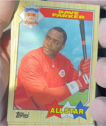 1987 Topps #600 Dave Parker — front