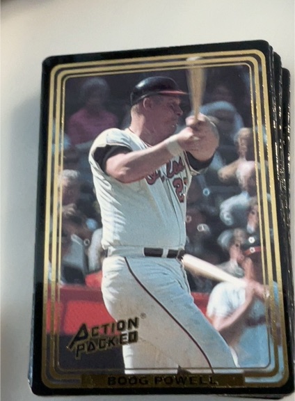 1992 Action Packed #80 Boog Powell — front