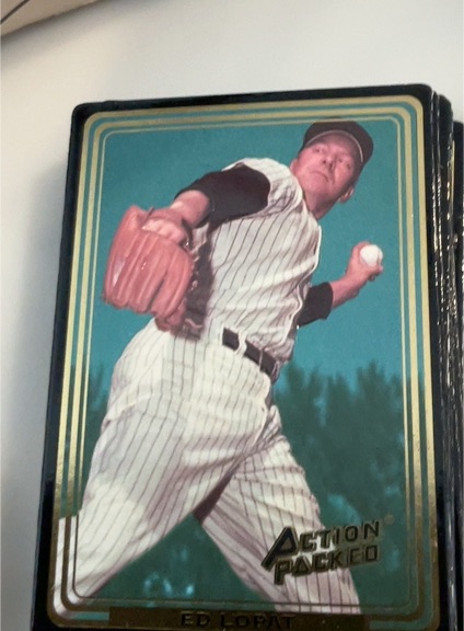 1992 Action Packed Ed Lopat — front