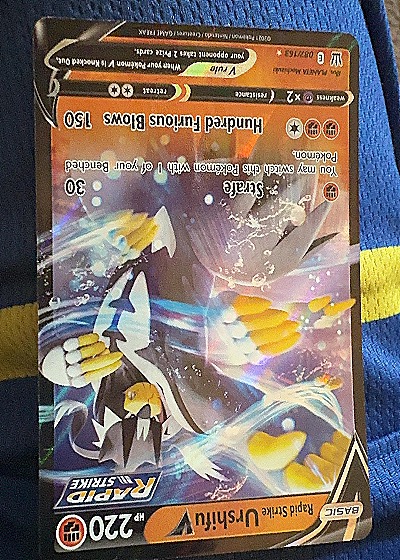2021 Pokémon TCG Battle Styles #087 Rapid Strike Urshifu V — front