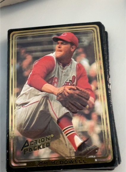 1992 Action Packed All-Star Gallery #48 Sam McDowell — front