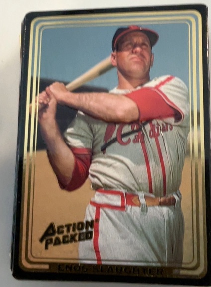 1992 Action Packed All-Star Gallery #15 Enos Slaughter — front