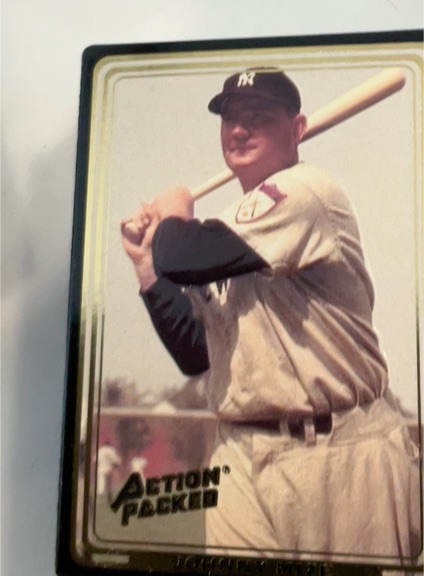 1992 Action Packed #13 Johnny Mize — front