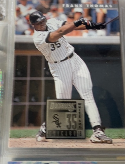 1996 Donruss #1 Frank Thomas — front