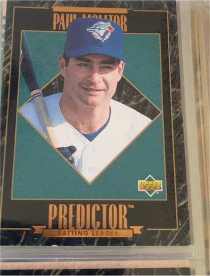 1995 Upper Deck Predictor #R23 Paul Molitor — front