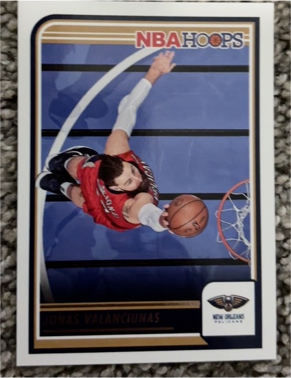 2023-24 Panini NBA Hoops #109 Jonas Valanciunas — front