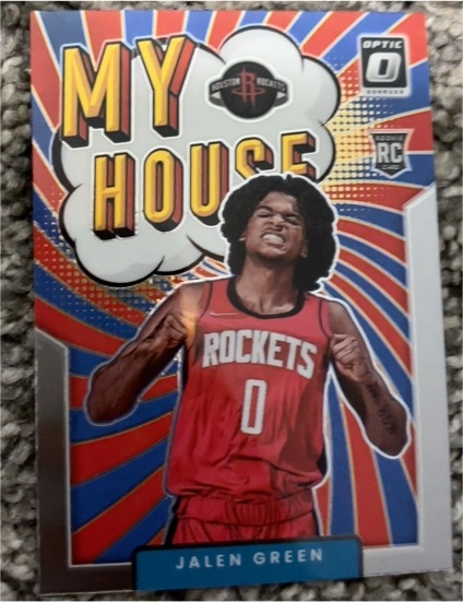 2021-22 Donruss Optic #17 Jalen Green My House Rookie — front