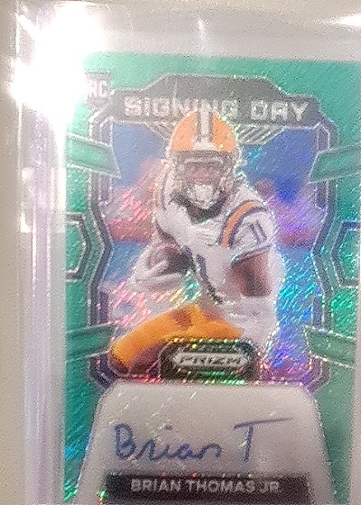 2024 Prizm Draft Picks Signing Day #SD-BTJ Brian Thomas Jr — front