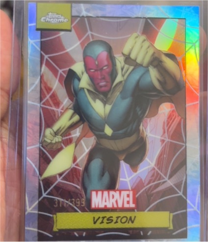 2024 Topps Chrome Marvel #57 Vision — front