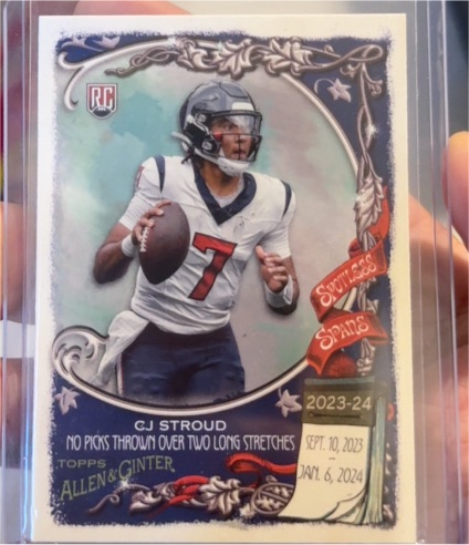 2023 Topps Composite #SS-25 CJ Stroud Spotless Spans — front