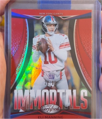 2024 Panini Certified Immortals #8 Eli Manning — front