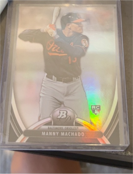 2013 Bowman Platinum #42 Manny Machado — front